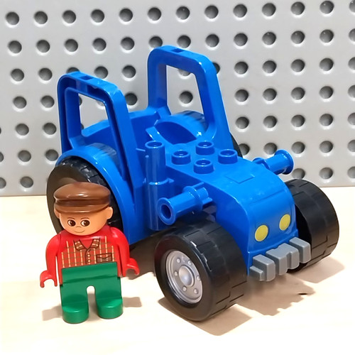 Lego duplo trattore - trattore, blu