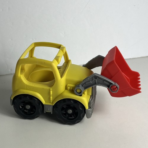 Trattore giallo giocattolo per