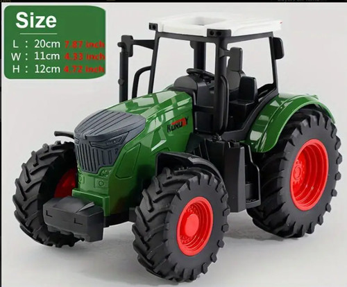 Large scale green tractor - large,