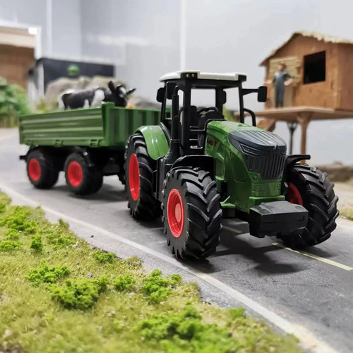 Large farm tractor toy - farm,
