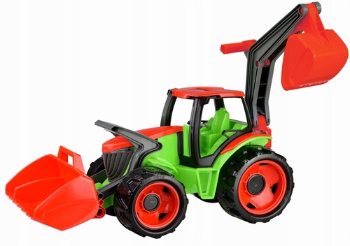 Large tractor with digger - digger, &