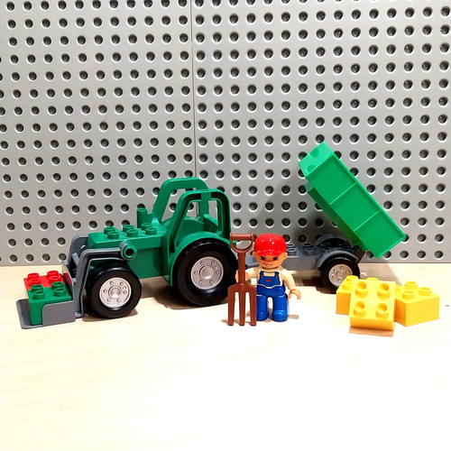 Lego duplo trattore grande - lego,