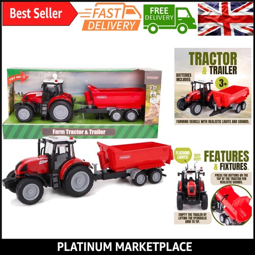 Kids farm toys 37cm red - kids,